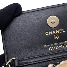 Load image into Gallery viewer, CHANEL Matelasse Checkered Flag ChainCard Case Year-end Gift Beige Nylon
