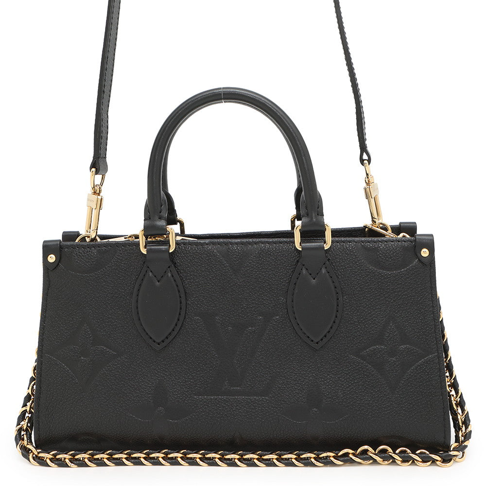 LOUIS VUITTON Onthego EW NoirM23640 Monogram Empreinte Leather
