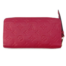 将图像加载到图库查看器中，LOUIS VUITTON Zippy Wallet CeriseM60737 Monogram Empreinte Leather
