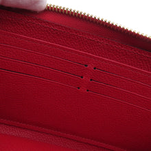 将图像加载到图库查看器中，LOUIS VUITTON Zippy Wallet CeriseM60737 Monogram Empreinte Leather

