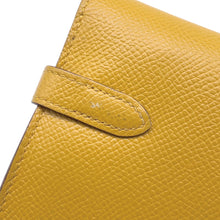 Load image into Gallery viewer, HERMES Kelly wallet long Jaune Ambre Epsom
