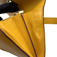 Load image into Gallery viewer, HERMES Kelly wallet long Jaune Ambre Epsom
