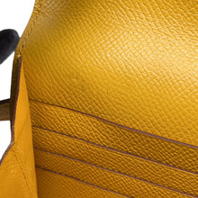 Load image into Gallery viewer, HERMES Kelly wallet long Jaune Ambre Epsom
