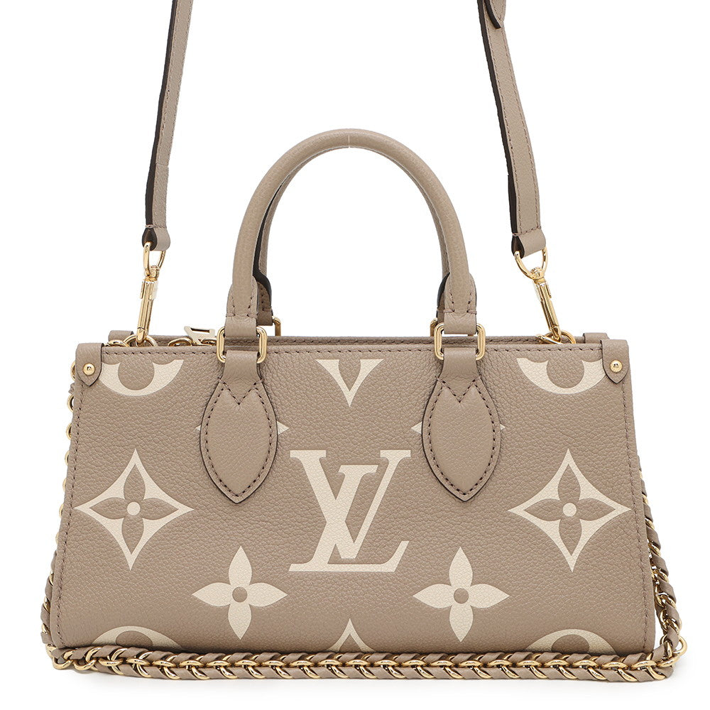 LOUIS VUITTON ★OnthegoEW Tourterelle/ClaimM23641 Monogram Empreinte Leather Size EW