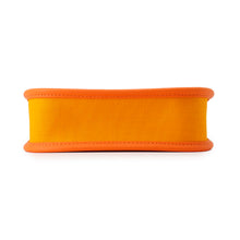 将图像加载到图库查看器中，HERMES Neo Evelyne Jaune d&#39;or/Feu Toile Officier Swift Leather Size TPM
