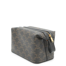 Load image into Gallery viewer, CELINE Triomphe Toilet Pouch Black10D502BTB 38NO PVC
