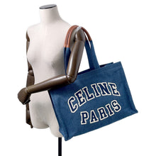 Load image into Gallery viewer, CELINE Cabas Blue196762 Denim Size Large

