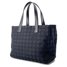 将图像加载到图库查看器中，CHANEL New Travel Line Tote BlackA15991 NylonJacquard Leather Size MM
