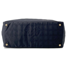 Load image into Gallery viewer, CHANEL New Travel Line Tote BlackA15991 NylonJacquard Leather Size MM
