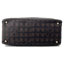 Load image into Gallery viewer, CHANEL New Travel Line Tote MarronA15991 NylonJacquard Leather Size MM
