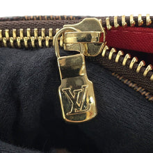 将图像加载到图库查看器中，LOUIS VUITTON Bloomsbury RedN42251 Damier Ebene Canvas Size PM
