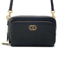 将图像加载到图库查看器中，Dior Karo double pouch BlackS7431UBAE Leather
