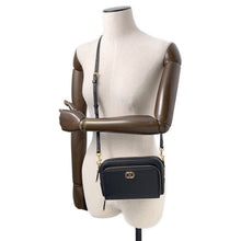 将图像加载到图库查看器中，Dior Karo double pouch BlackS7431UBAE Leather
