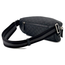 将图像加载到图库查看器中，GUCCI GGNylon Crossbody Bag Black449182 Nylon
