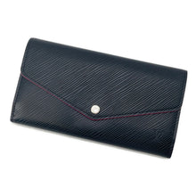 Load image into Gallery viewer, LOUIS VUITTON Portefeuille Sarah Noir/Hot pinkM64322 Epi Leather
