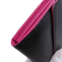 Load image into Gallery viewer, LOUIS VUITTON Portefeuille Sarah Noir/Hot pinkM64322 Epi Leather
