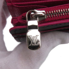 Load image into Gallery viewer, LOUIS VUITTON Portefeuille Sarah Noir/Hot pinkM64322 Epi Leather
