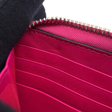Load image into Gallery viewer, Valentino Garavani Studded Round Zip Long Purse Cloth PinkQW2P0645BOL Leather
