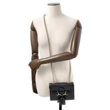 Load image into Gallery viewer, GUCCI Emily ChainShoulder Black449636 MicroGuccissimaLeather
