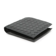 Load image into Gallery viewer, Bottega Veneta Folded wallet Black193642 INTRECCIATOLeather
