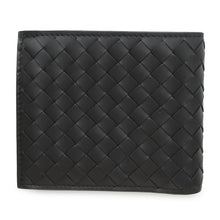Load image into Gallery viewer, Bottega Veneta Folded wallet Black193642 INTRECCIATOLeather
