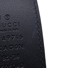 Load image into Gallery viewer, GUCCI Belt Black449716 Leather Size 85
