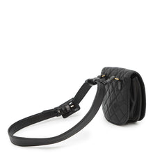 Load image into Gallery viewer, CHANEL Matelasse Waist Bag Black Lambskin
