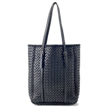 将图像加载到图库查看器中，Bottega Veneta Tote Black INTRECCIATOLeather
