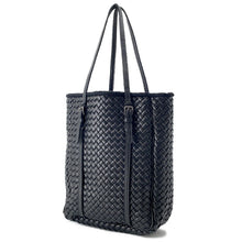将图像加载到图库查看器中，Bottega Veneta Tote Black INTRECCIATOLeather
