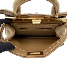 Load image into Gallery viewer, FENDI Peekaboo Icy You Brown8BN327 Mouton Size Small

