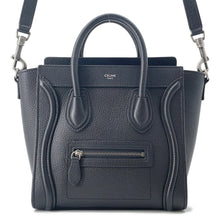 将图像加载到图库查看器中，CELINE Luggage shopper Black189243 Leather Size Nano
