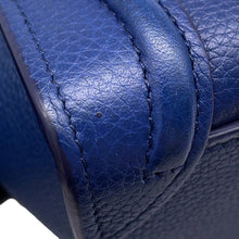 将图像加载到图库查看器中，CELINE ★Luggage Shopper Blue189243 Leather Size Nano
