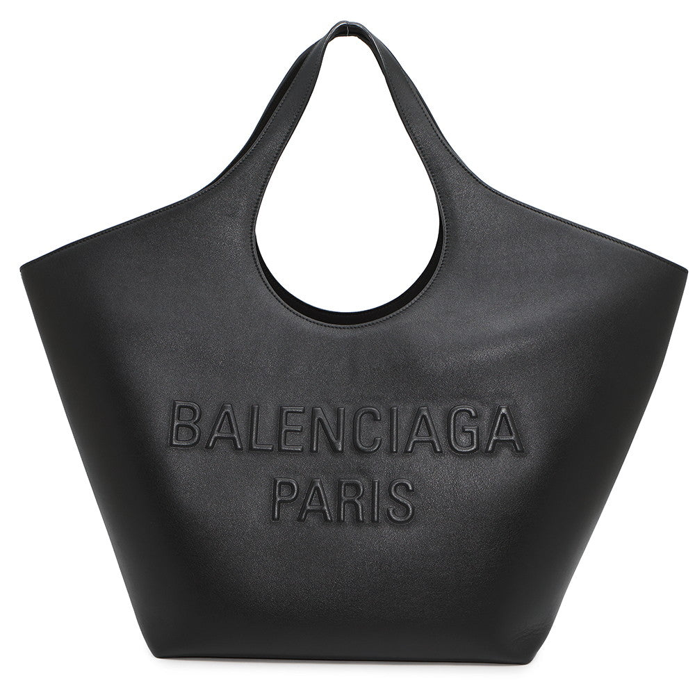 BALENCIAGA ★Mary Kate Tote Black746974 Leather Size Medium