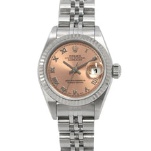 Load image into Gallery viewer, ROLEX Datejust W26mm Stainless Steel K18WG Pink Dial79174
