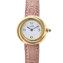 Load image into Gallery viewer, CARTIER Mast Trinity W26mm Gold Plated White DialW1010844
