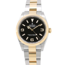 Load image into Gallery viewer, ROLEX Explorer 36 W36mm Stainless Steel K18YG Black Dial124273
