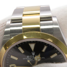 Load image into Gallery viewer, ROLEX Explorer 36 W36mm Stainless Steel K18YG Black Dial124273
