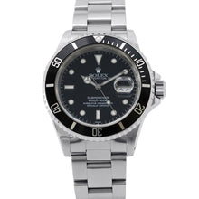 Load image into Gallery viewer, ROLEX Submariner Date W40mm Stainless Steel Black Dial16610
