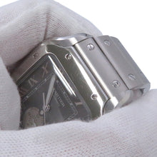 将图像加载到图库查看器中，CARTIER Santos de Cartier Dual Time Zone W40.2mm Stainless Steel Gray DialWSSA0076
