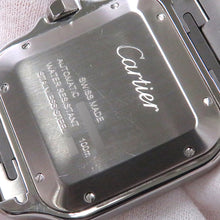 将图像加载到图库查看器中，CARTIER Santos de Cartier Dual Time Zone W40.2mm Stainless Steel Gray DialWSSA0076
