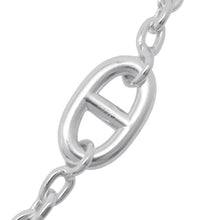 将图像加载到图库查看器中，HERMES Chaine d&#39;Ancre Farandole Long Necklace Size 120 SV925
