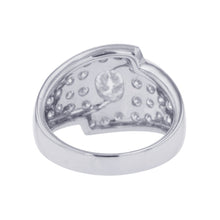 将图像加载到图库查看器中，TASAKI Oval Diamond Ring Size Approximately No. 15 Platinum
