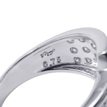 将图像加载到图库查看器中，TASAKI Oval Diamond Ring Size Approximately No. 15 Platinum
