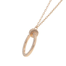 将图像加载到图库查看器中，CARTIER Juste Un Clou Pendant Diamond 18K Pink Gold
