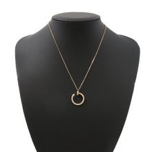 将图像加载到图库查看器中，CARTIER Juste Un Clou Pendant Diamond 18K Pink Gold
