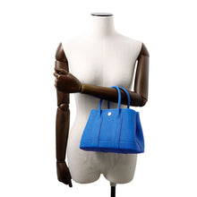 Load image into Gallery viewer, HERMES Neo Garden Blue Hydra Negonda Leather Size 23
