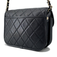 Load image into Gallery viewer, CHANEL Matelasse messenger bag BlackAS2447 Caviar Leather Size Small
