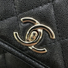 Load image into Gallery viewer, CHANEL Matelasse messenger bag BlackAS2447 Caviar Leather Size Small
