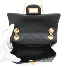 Load image into Gallery viewer, CHANEL 2.55 Chain Shoulder Bag BlackAS0874 Aged Calf Leather Size Mini
