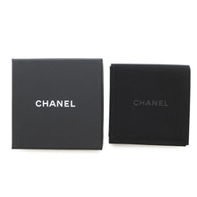 Load image into Gallery viewer, CHANEL CC Logo Hoop Drop Motif Earrings Metal Resin
